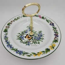 Royal Worcester Herbs Banquet Holiday 9 Pedes...