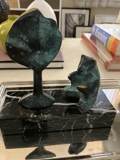 Bronze Sculpture Green Patina
