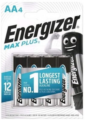 4x Energizer Max Plus AA LR6 Alkaline Batterien 1,5V langanhaltend
