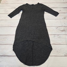 Torrid Dark Gray Hi-Low Hem Knit Dress Size 0