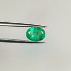 1.27 Ct Natural Zambian Green Emerald Good Luster Beautiful Oval Cut - G- 164 — photo 1