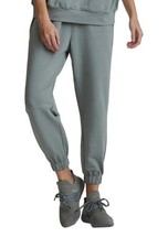 Varley Women's M Nevada Sage Green Cotton Blend High Rise Sweatpant Joggers