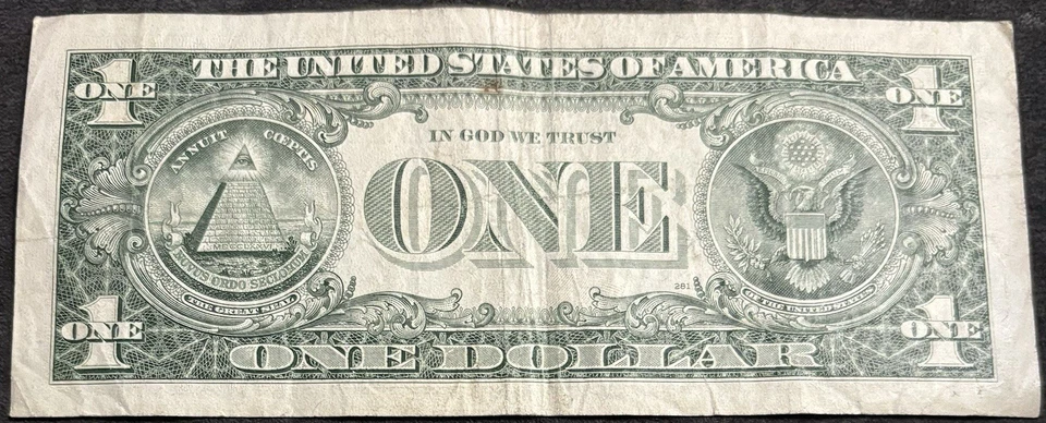 1985 San Francisco $1 Bill Fancy Ladder Note - Image 2 of 2