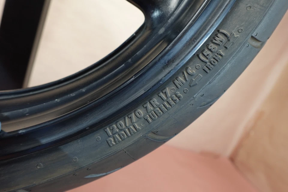 04-09 雅马哈 FZ6-S FZ6S FZ6 FZ600 前大陆轮胎轮 120/70 ZR 17 — 第 2/4 张图片