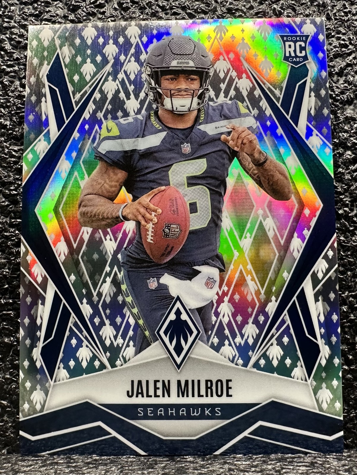 2025 Panini Phoenix Football Phoenix Logo Rookie Base - 151 Jalen Milroe /149