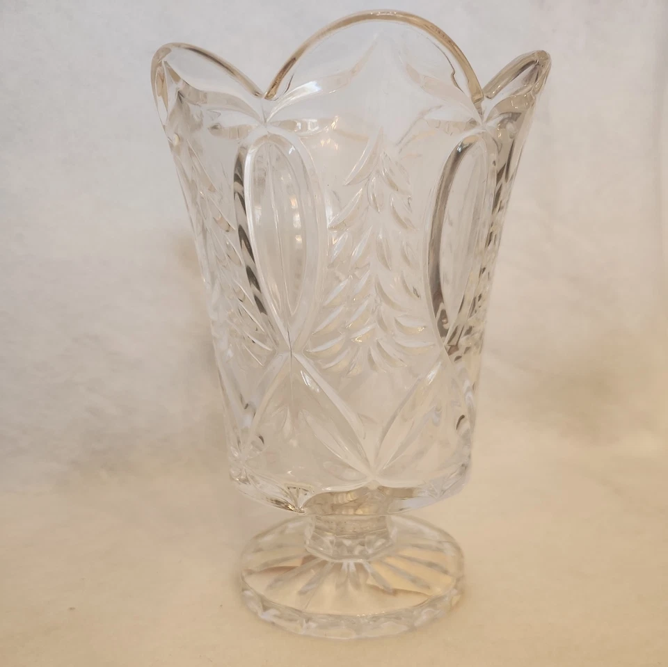 7.5" Crystal Candle Holder, Fifth Avenue LTD, Hurricane, Votive - NEW - Image 3 of 4