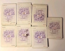 Vintage 1904 Parker Brothers PIT Card Game Incomplete W Over 55 Cards As Shown