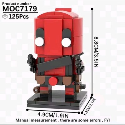 Mooxi Bausteine - Deadpool, Marvel Figurenset