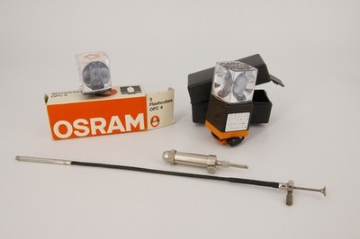 Drahtauslöser Fernauslöser Osram Flashcube und Boots Flaschcube Ersatzteile #C0