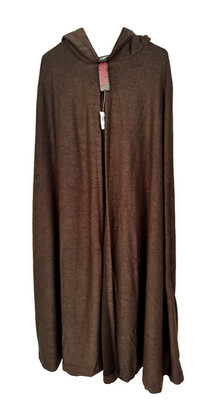 Star Wars Galaxy's Edge Jedi Robe Adult XXS/XS Brown Hooded Cloak Disney Parks