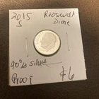 2015 S 90% Silver Roosevelt Dime Proof. $6