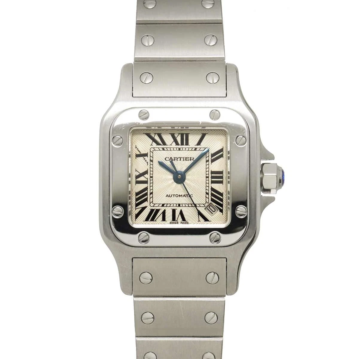 Cartier Santos Galbee SM W20054D6 Silver Dial Automatic Ladies 90329955