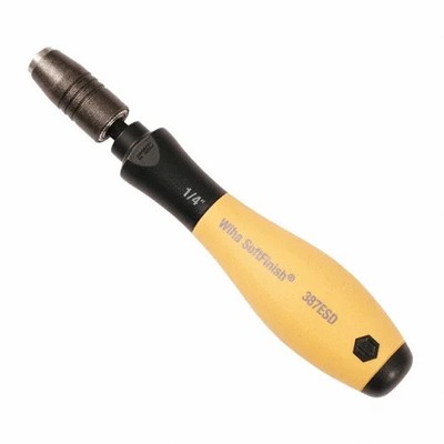 Wiha 38701 Softfinish Esd Centrofix Bit Holding Driver 1/4'' X 38Mm