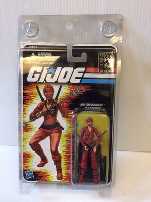 2012 San Diego Comic con Exclusive G.I. Joe Kim ''Jinx'' Arashikage Red Variant