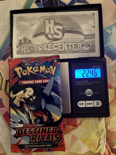 (VERY HEAVY) 22.46g Pokemon TCG Destined Rivals Booster Pack (SEALED)✅