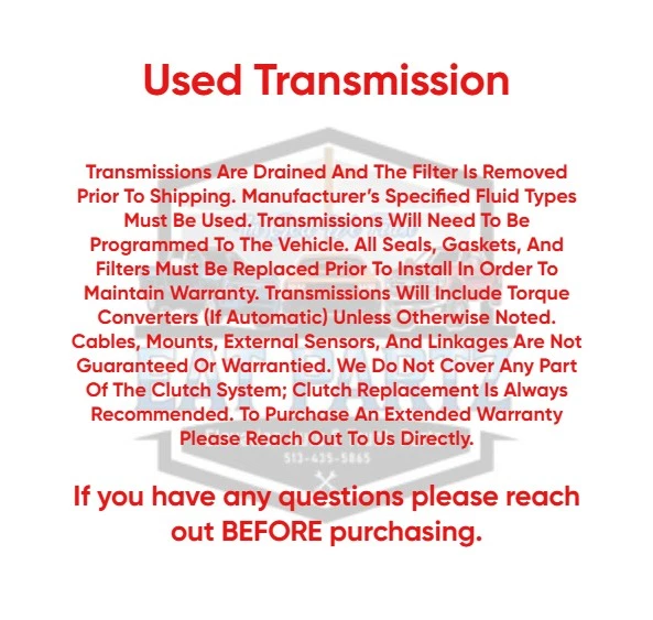 2014-2019 Ford Flex Transmission 3.5L Without Turbo FWD OEM Foto 3 de 4