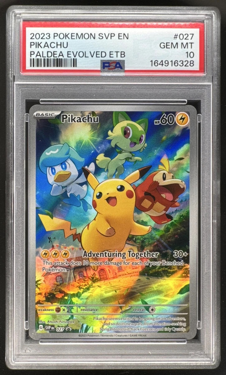 Pikachu 027 Sv: Scarlet & Violet Promo Cards for sale | eBay