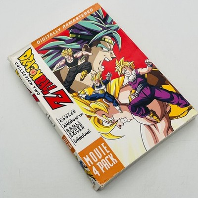 Dragon Ball Z Collection Two Movie 4 Pack DVD Broly Cooler Android 13 Bojack