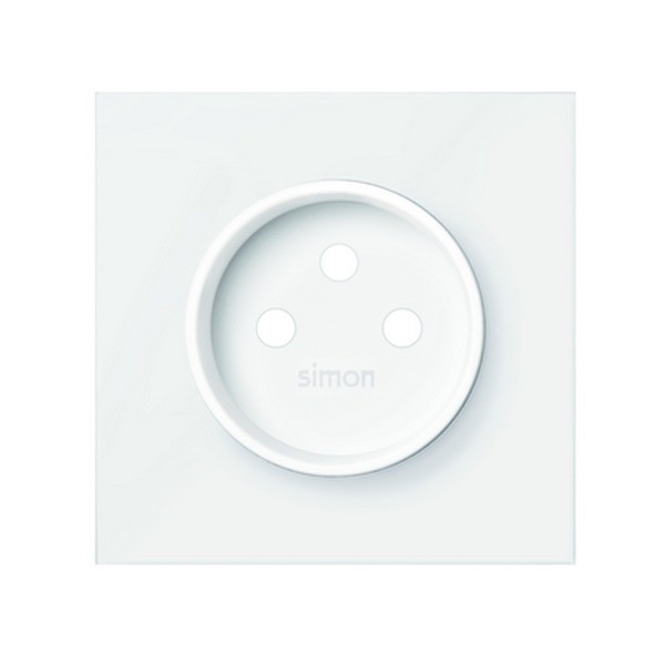 Kontakt Bianco Accessori Per Interruttori E Prese, 1X Steckdosenplatte Mit Erdung - Immagine 2