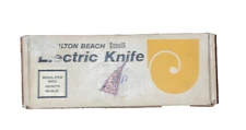 Hamilton Beach Scovill Electric Knife Model 275 G Green Vintage Tested Works
