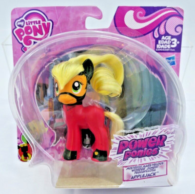 2014 Hasbro My Little Pony Power Ponies APPLEJACK Figurine Toy Original Box