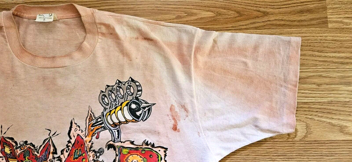 Vintage 90s 1991 GWAR Band T-Shirt Dyed XL Single Stitch Backstage