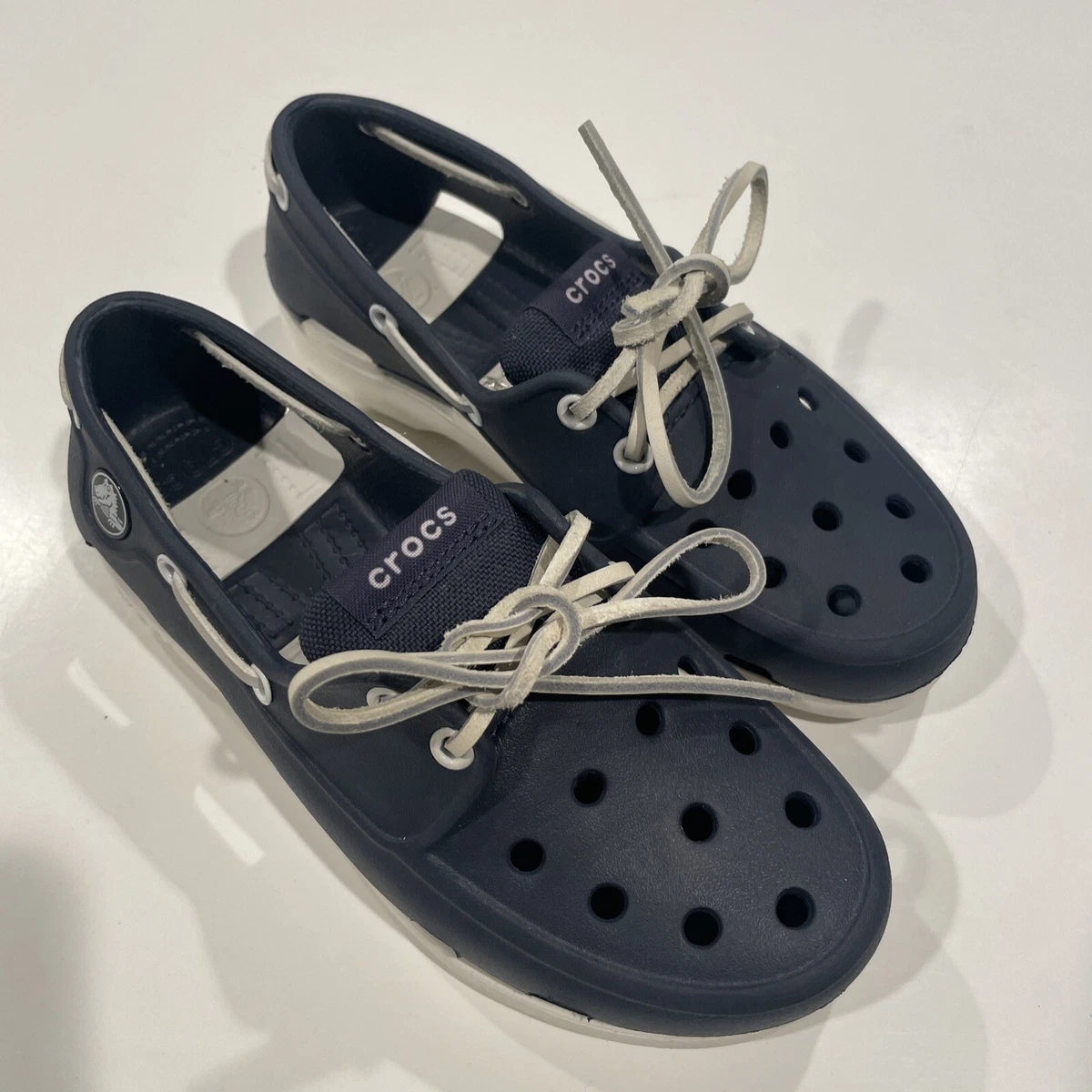 Childrens navy boat shoes store