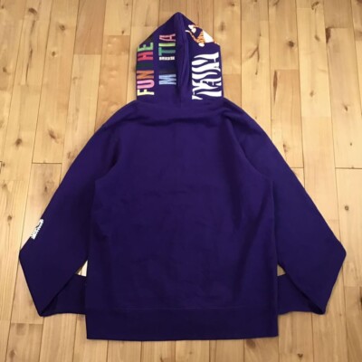 [超希少]BAPE Tiger full zip White Tigerパーカー BAPE Tiger full zip hoodie white x 1st camo yellow A Bathing