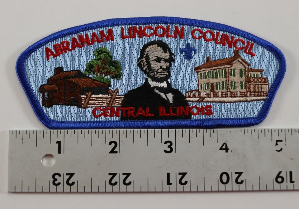Vintage Abraham Lincoln Council Central IL BSA Boy Scout CSP Shoulder