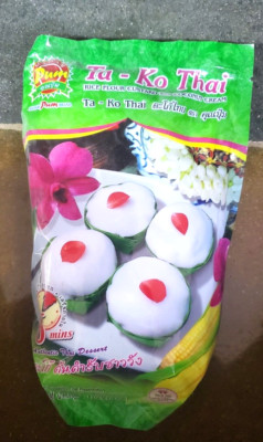 2 PACK RICE FLOUR CUSTARD WITH COCONUT CREAM