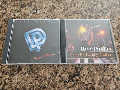 2 DEEP PURPLE CDS nm! 1984 PERFECT STRANGERS exc! 1994 COME HELL OR HIGH WATER