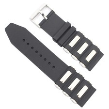 26MM RUBBER WATCH BAND STRAP FOR 48MM INVICTA 10305 18202 PRO DIVER WATCH BLACK
