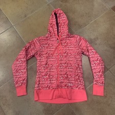 Womens Under Armour UA Storm Semi fitted Full Zip Hooded Jacket Pink Size Small