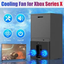USB Cooling Fan Fit for Xbox Series X Console Vertical Cooler Stand Accessories