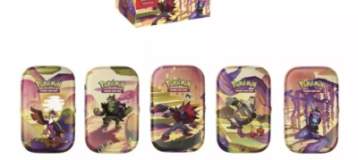 Pokemon Scarlet & Violet: Shrouded Fable MINI TIN [2 Packs, Art Card+] *Random*
