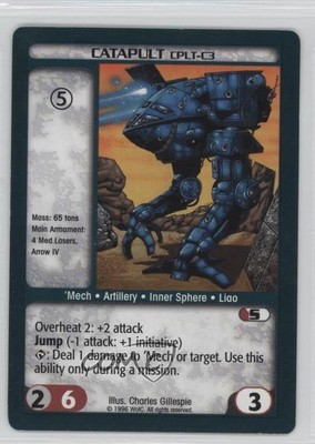 1996-98 Battletech CCG Catapult CPLT-C3 2s8