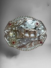 Christian Cowboy Rodeo Western Cowboy Belt Buckle Hebilla Fina Vaquero Orando