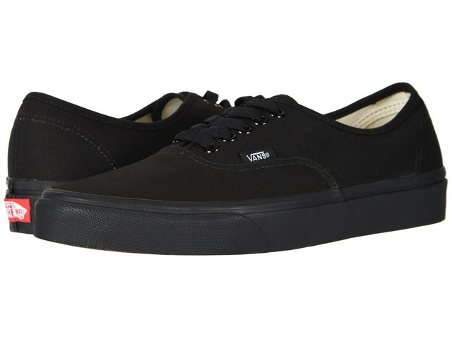 vans low top all black