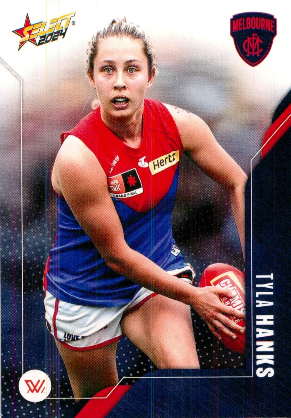 2024 Melbourne Demons AFLW Select Footy Stars Card - Tyla Hanks
