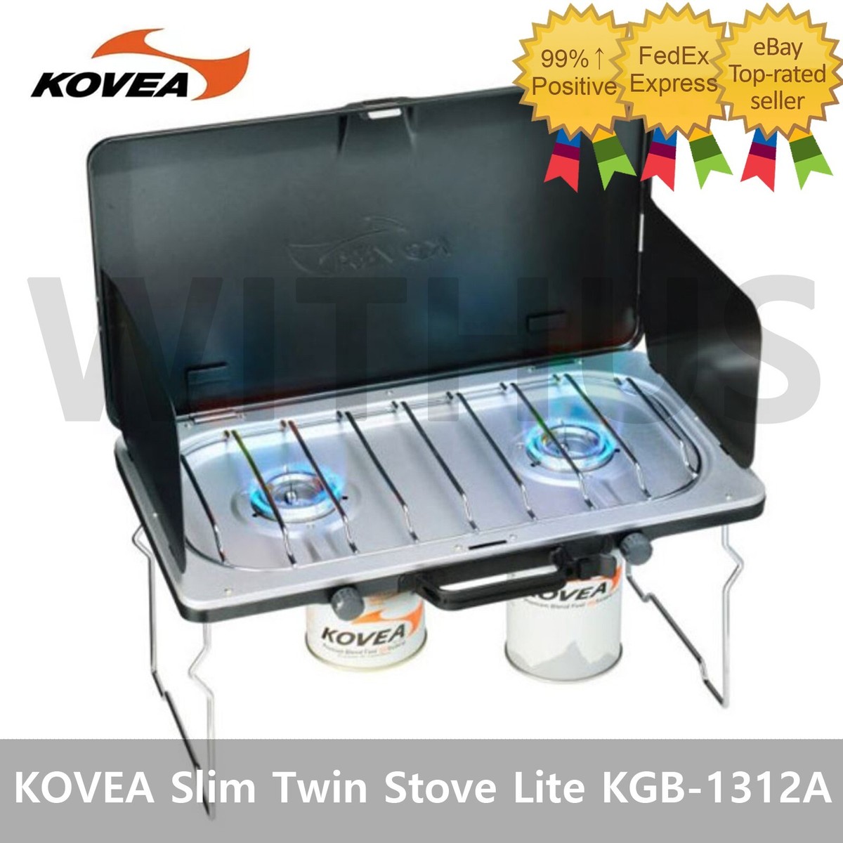 KOVEA Slim Twin Stove Lite KGB-1312A Outdoor Camping Burner
