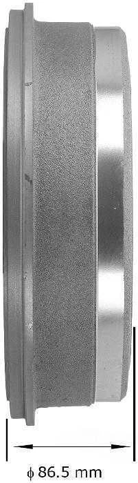 Tambor de freno Bendix PDR0711 para camioneta Toyota 86-95 Foto 2 de 2