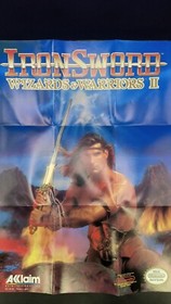 Ironsword: Wizards & Warriors II (2) NES Complete In Box
