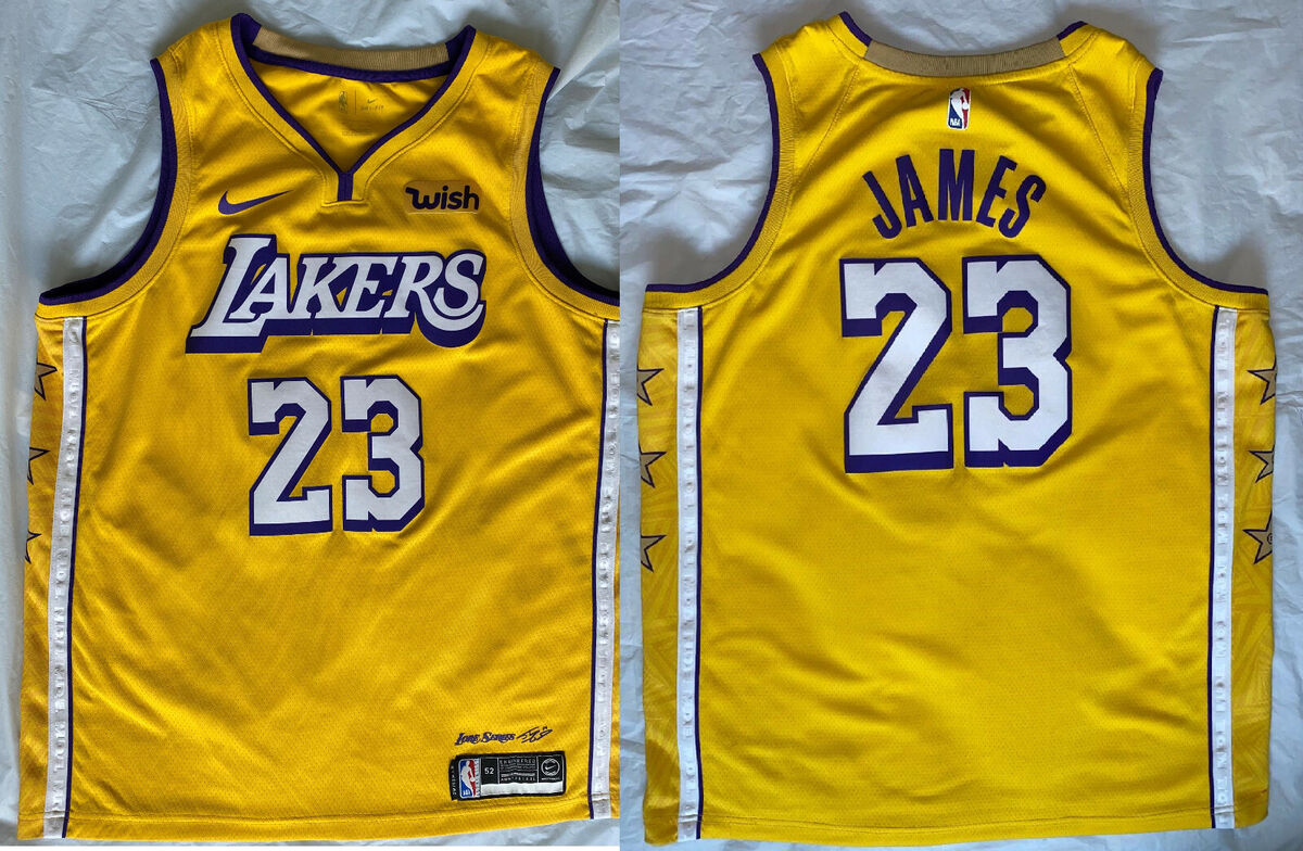 Mens NIKE LeBron James #23 Lakers Shaq Lore City Legends Mens NIKE LeBron James #23 Lakers Shaq Lore City Legends
