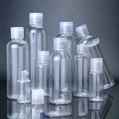 100/150/180/200/250ml Clear Plastic Transparent Bottles Small