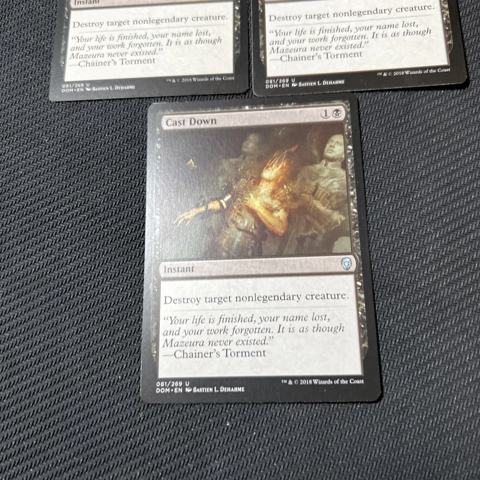 Cast Down Magic The Gathering Mtg Dominaria Card 3 - Image 2 of 4