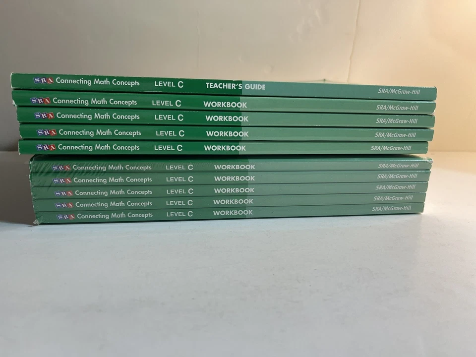 SRA- CONNECTING MATH CONCEPTS LEVEL C WORKBOOKS (9) AND TEACHERS GUIDE VG - Image 3 of 4