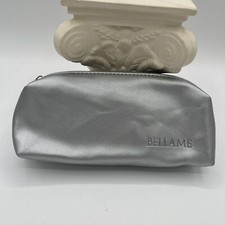 bellame makeup bag silver