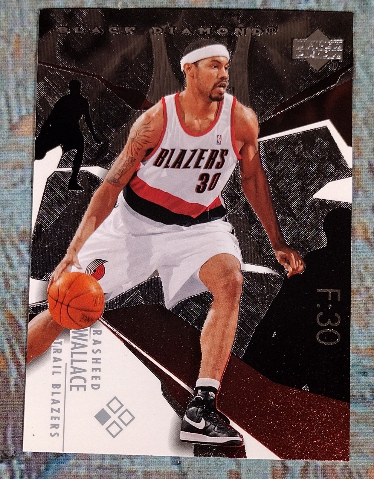 Rasheed Wallace Portland Blazers 2003 Upper Deck Black Diamond #30