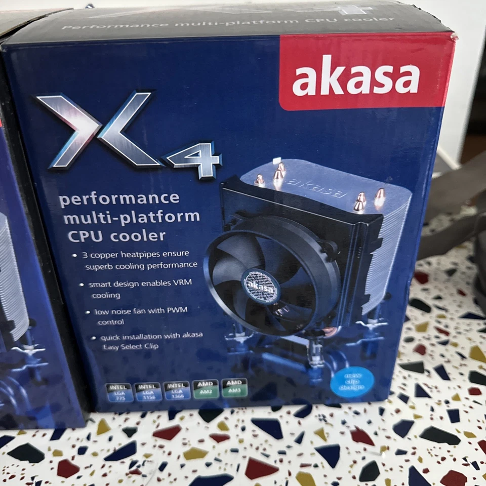 RT06919 AK-968 Akasa CPU Cooler Akasa X4 Multi Platform - Image 3 of 4