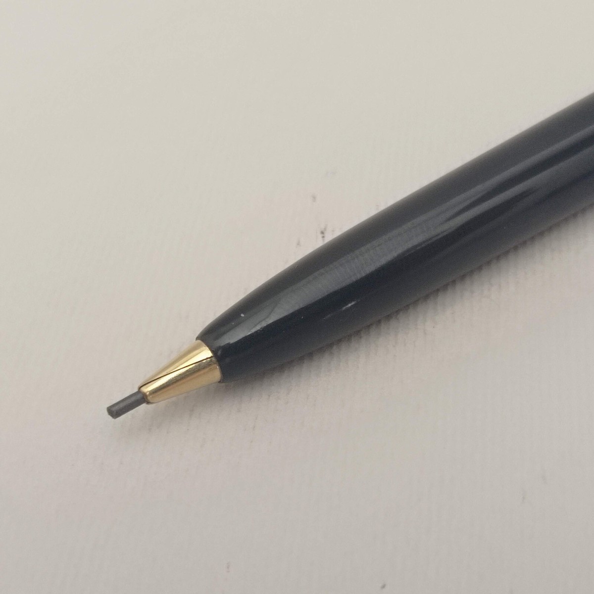 筆記具 MONTBLANC pix NO.15 0.92 V-Good] MONTBLANC No.15 Pix Black Vintage 0.9mm Knock-system